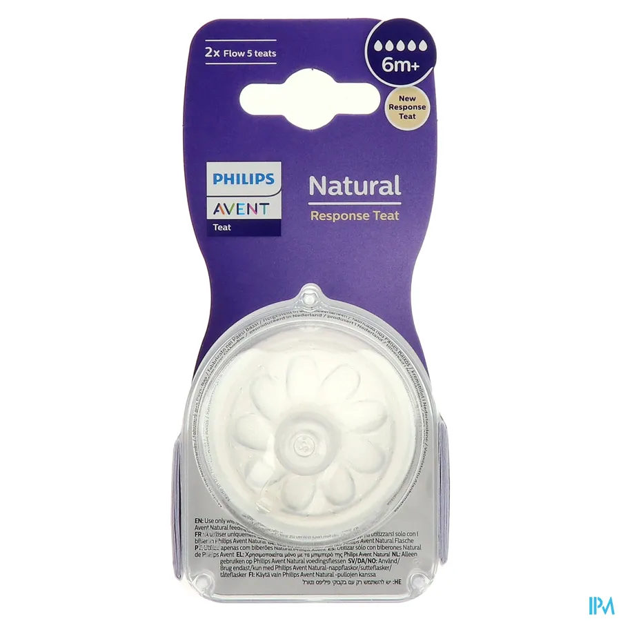packshot van Philips Avent Natural 3.0 Zuigspeen 6m+ T5 1
