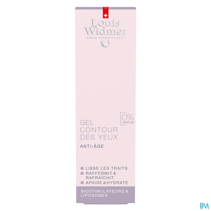 packshot van Louis Widmer Gel Oogomtrek zonder parfum 15ml