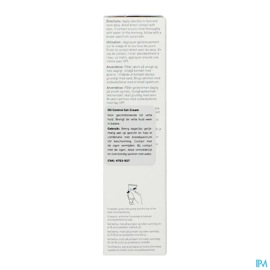 packshot van CeraVe Oil Control Hydraterende Gel-Crème 52 ml