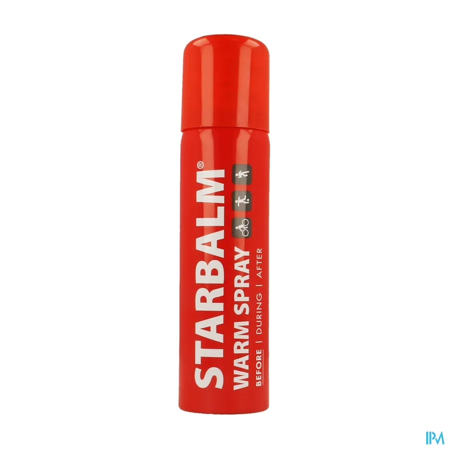 packshot van Star Balm Warm Spray voor Soepele Spieren en Gewrichten ter Ondersteuning van de Warming-Up 150 ml