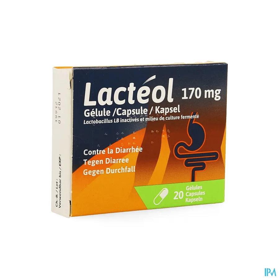 packshot van Lacteol 20 Capsules
