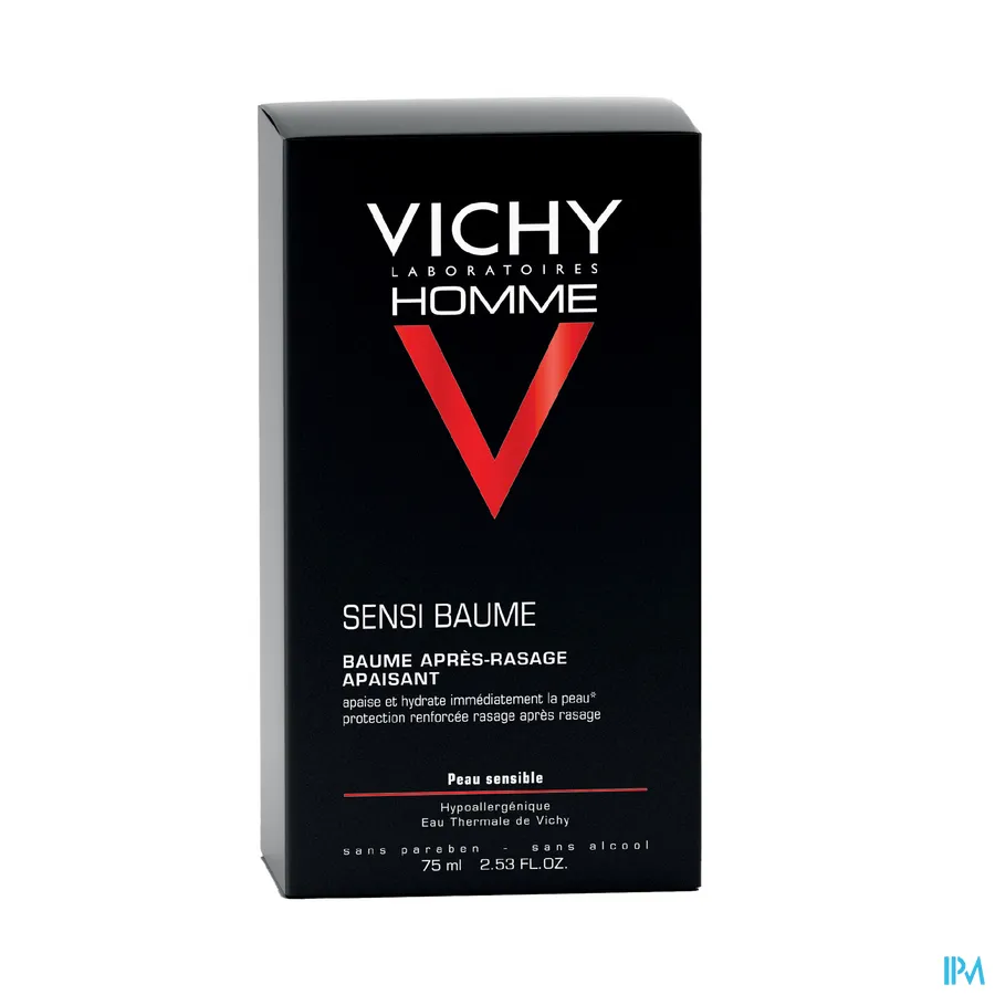 packshot van Vichy Homme Sensi-Baume Aftershave Balsem 75 ml
