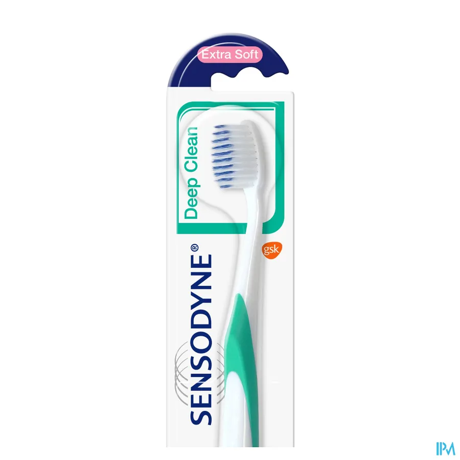 packshot van Sensodyne Deep Clean Tandenborstel Extra Soft 1 stuk
