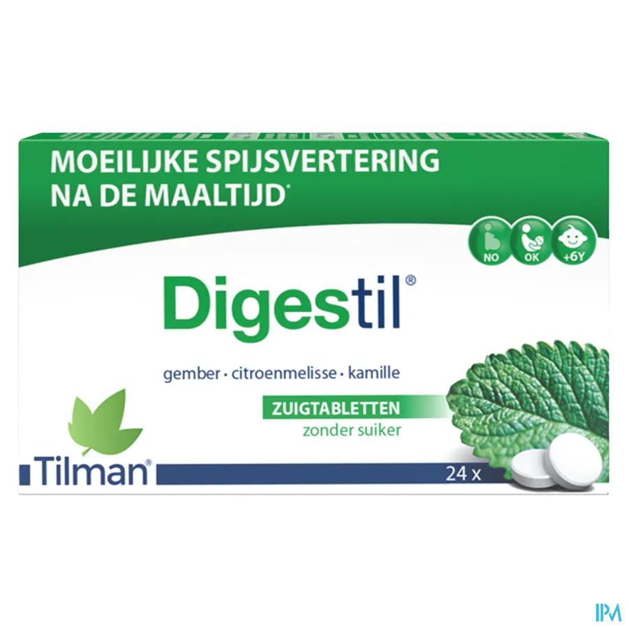 packshot van Digestil 24 tabletten