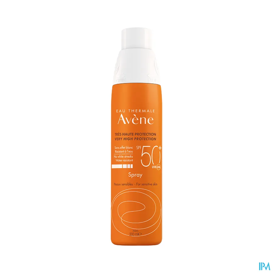 packshot van Avène Zonnespray SPF 50+ 200 ml