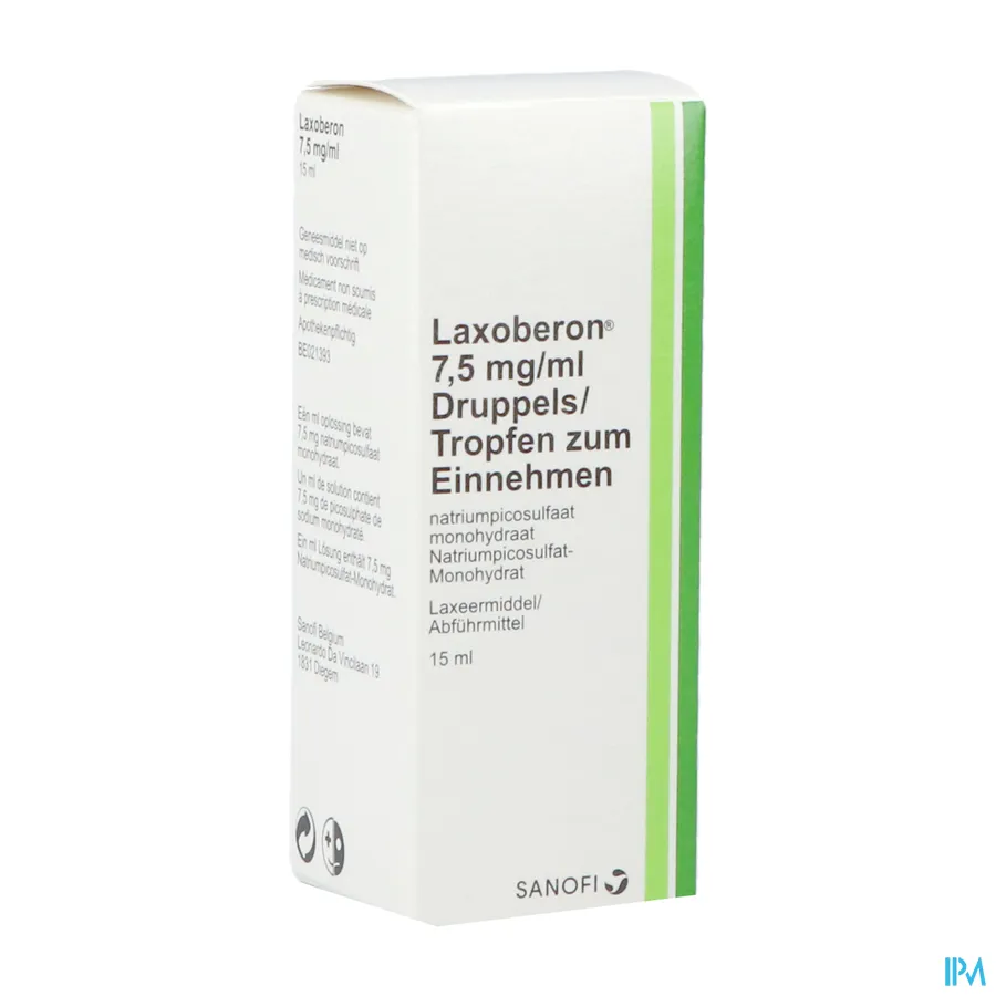 packshot van Laxoberon 15ml druppels