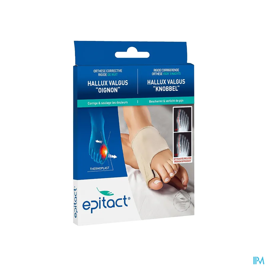 packshot van Epitact Corrigerende Orthese voor Hallux Valgus, Knobbel voor 's Nachts Maat Large