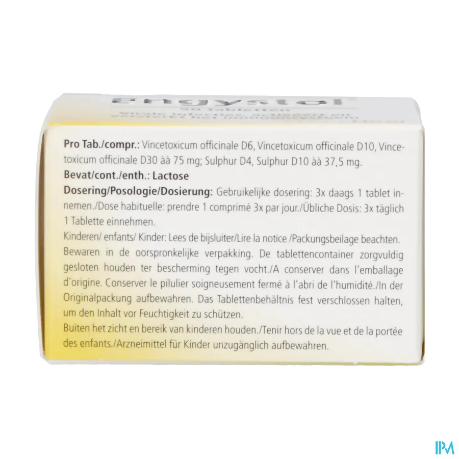 packshot van Heel Engystol 250 Tabletten