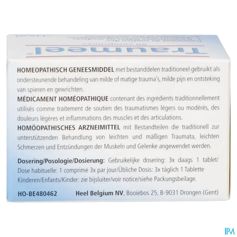 packshot van Heel Traumeel 50 Tabletten