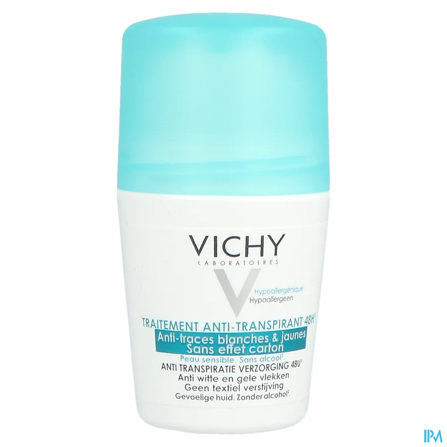 packshot van Vichy Deo Roll-On 48u Anti-Vlekken 50 ml
