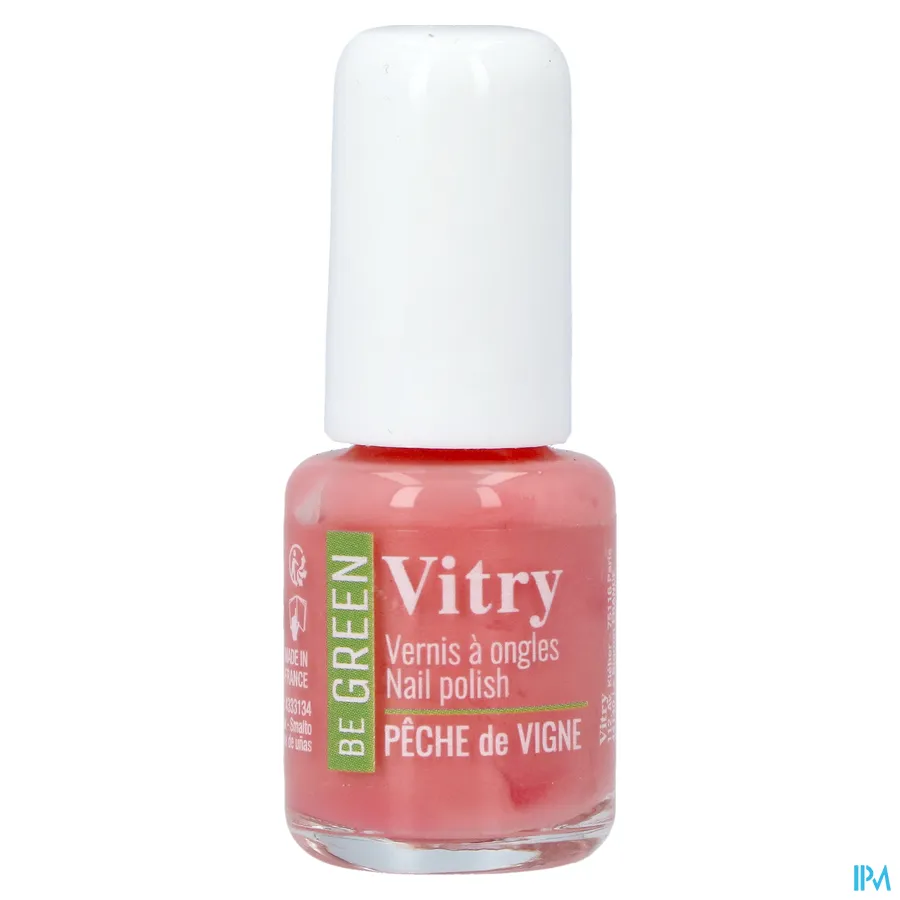 packshot van Vitry Vao Be Green Nagellak Peche Vigne 6 ml