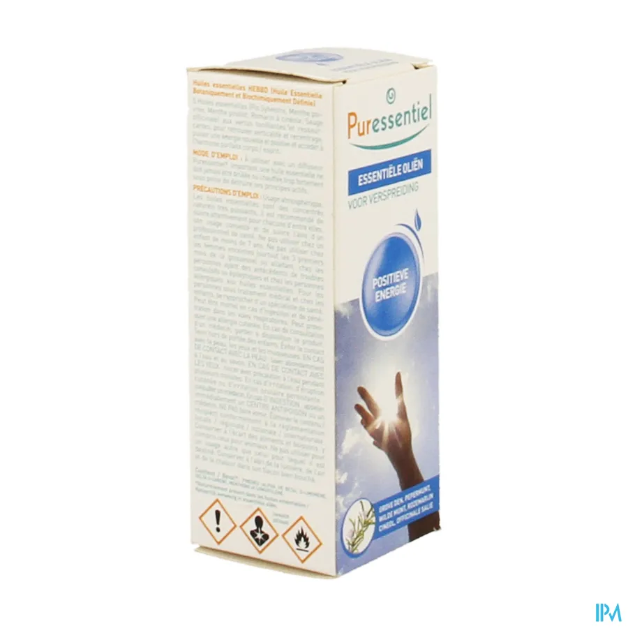 packshot van Puressentiel Zuiverend Verstuiving Positieve Energie Olie 30 ml