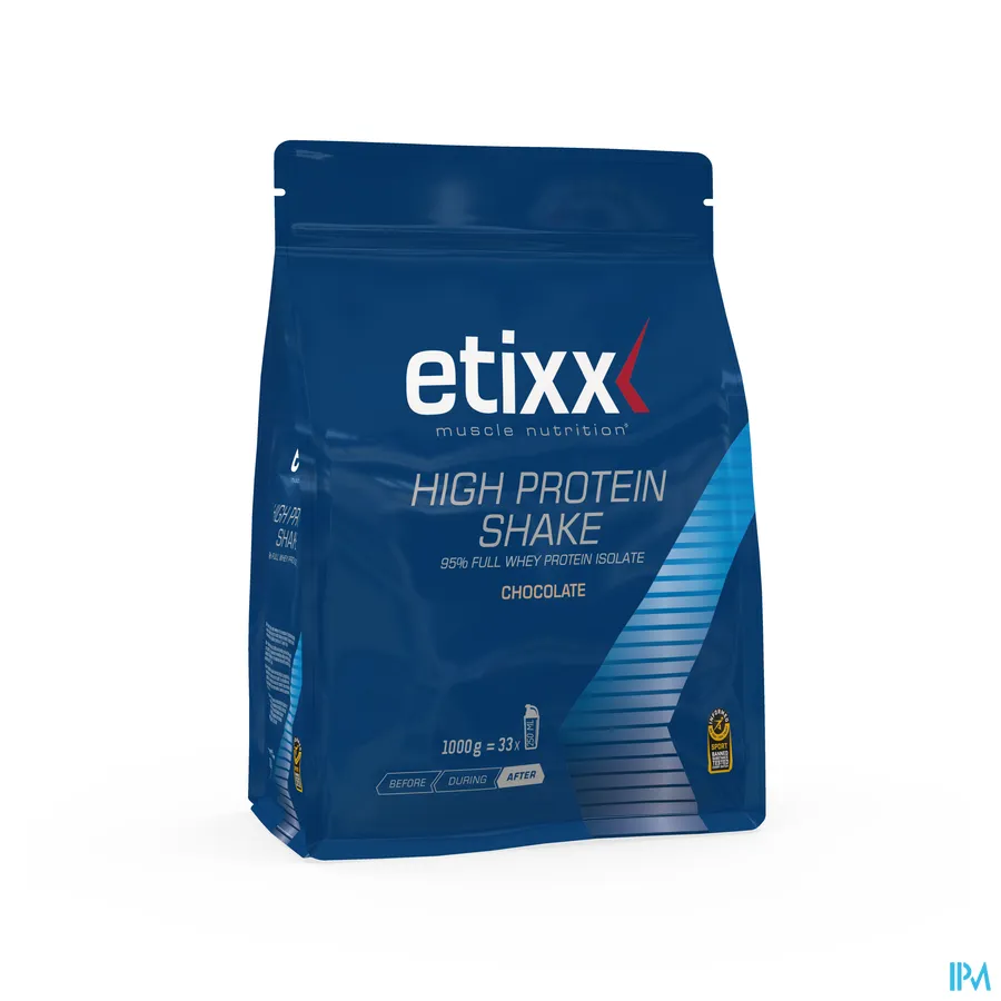 packshot van Etixx High Protein Shake met Chocoladesmaak 1 kg