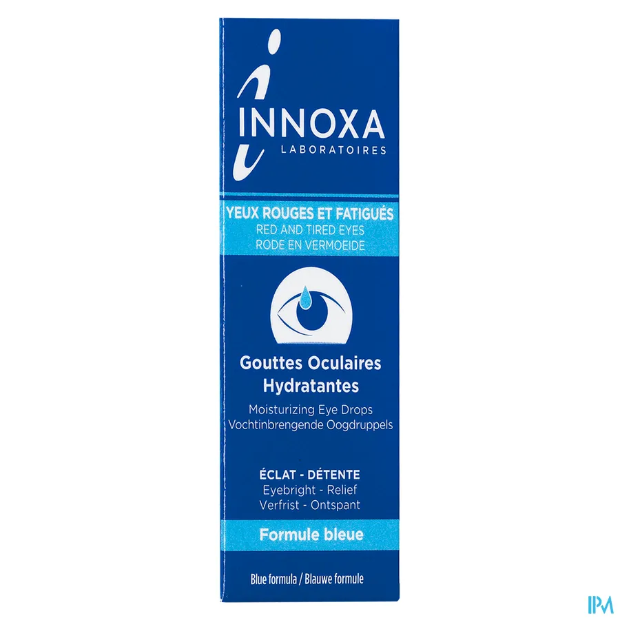 packshot van Innoxa Oogdruppels Blauwe Formule (Rode & Vermoeide Ogen) 10 ml