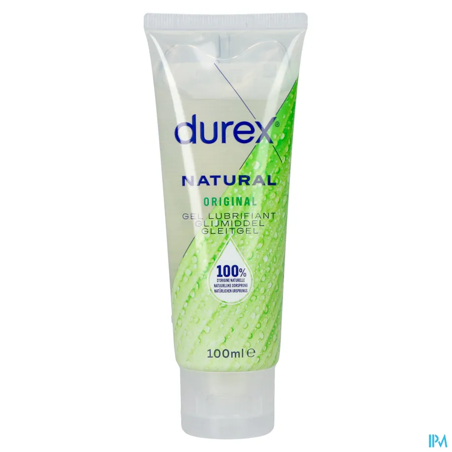 packshot van Durex Naturel Glijmiddel - 100% Natuurlijke Hydraterende Formule - 100 ml