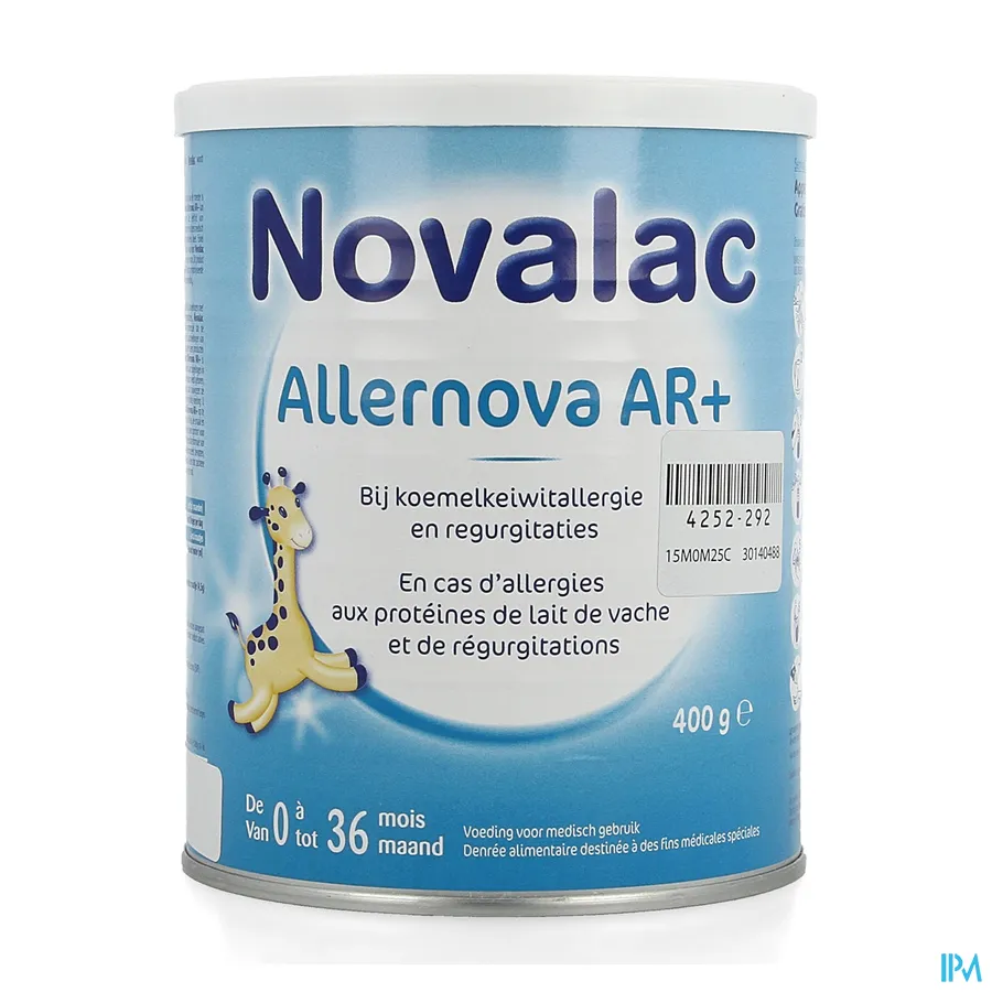 packshot van Novalac Allernova AR+ 400 g