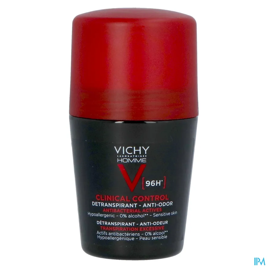 packshot van Vichy Homme Deo Roll Clinical Control 96h 50 ml