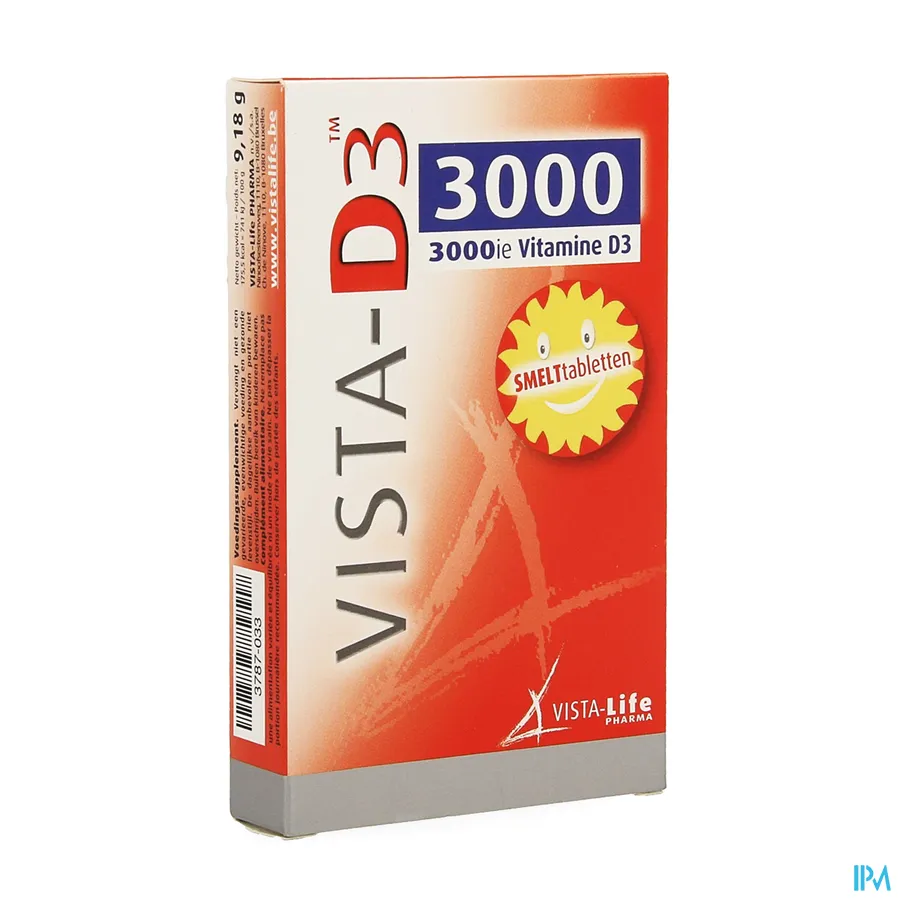 packshot van Vista D3 3000 60 smelttabletten