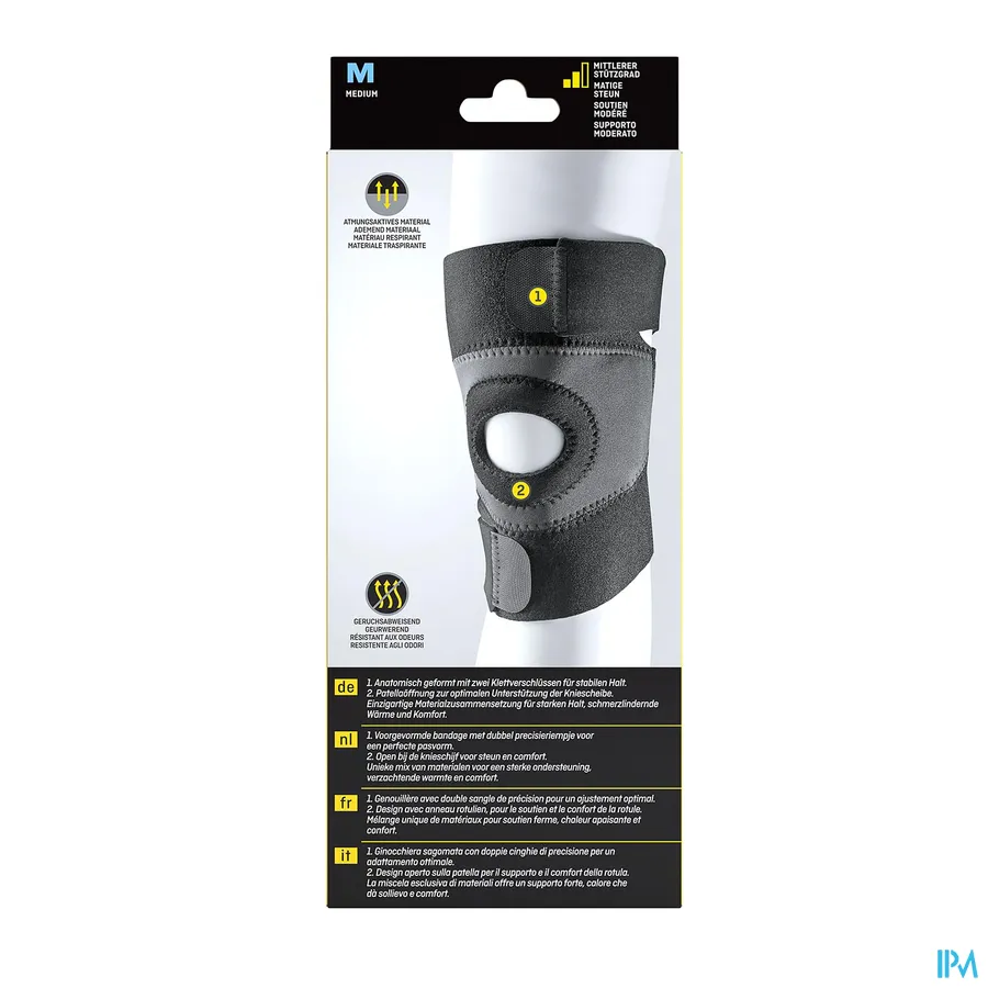 packshot van Futuro Sport Vochtregulerende Kniebandage Maat Medium (Middelmatige Steun)