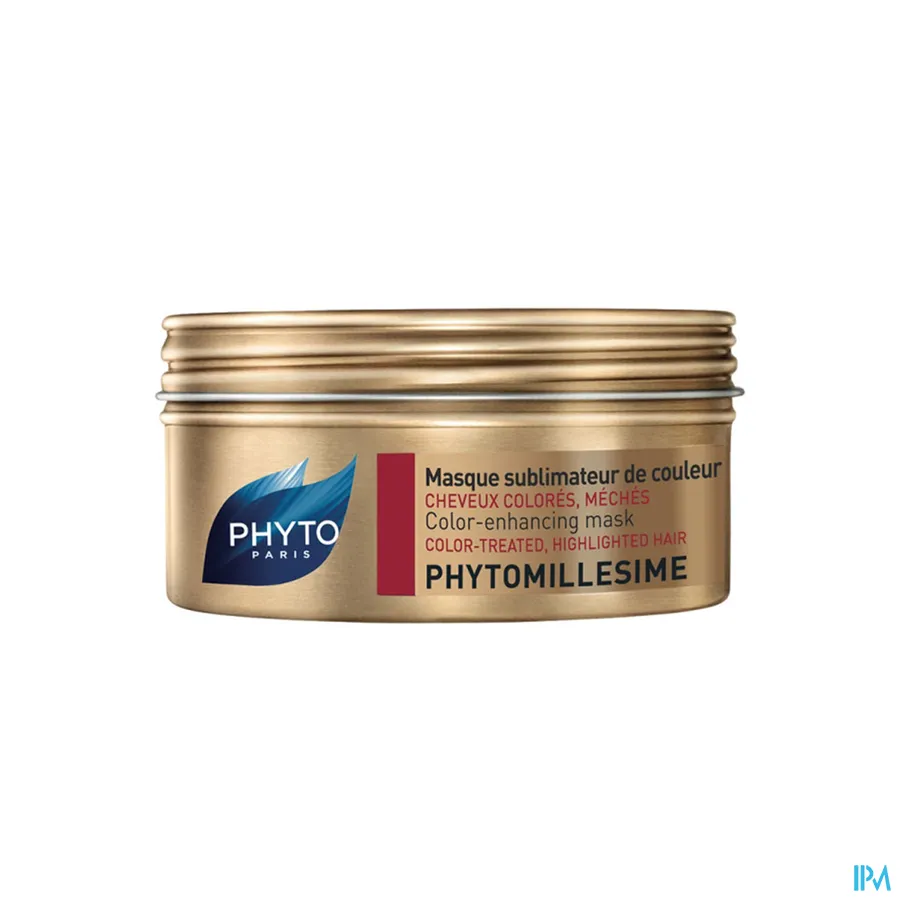packshot van Phyto Phytomillesime Hersellend en Voedend Kleursublimerend Masker voor Gekleurd Haar en Mèches 200 ml
