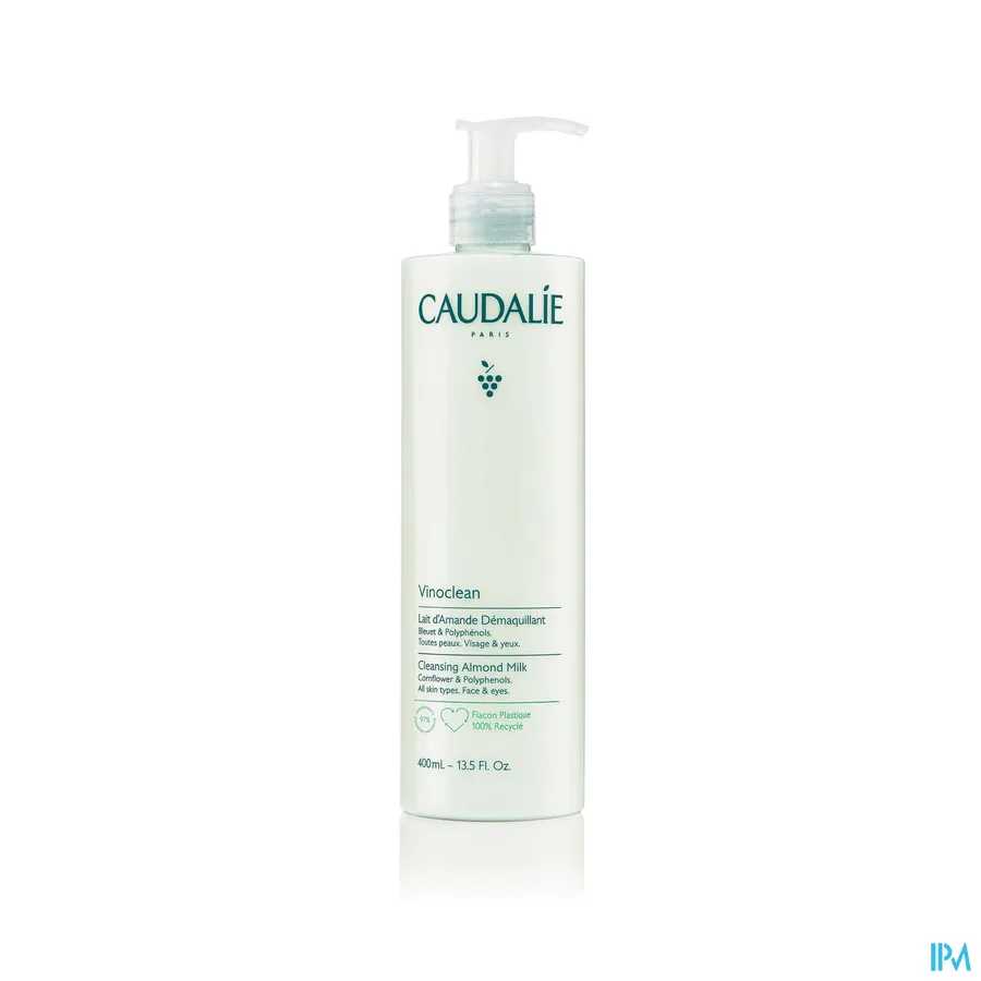 packshot van Caudalie Vinoclean Reinigende Amandelmelk 400 ml
