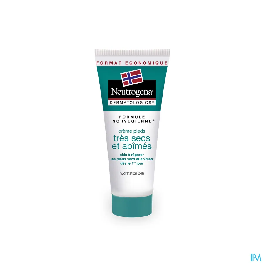 packshot van Neutrogena Voetcrème voor Zeer Droge en/of Beschadigde Voeten Promo 150 ml