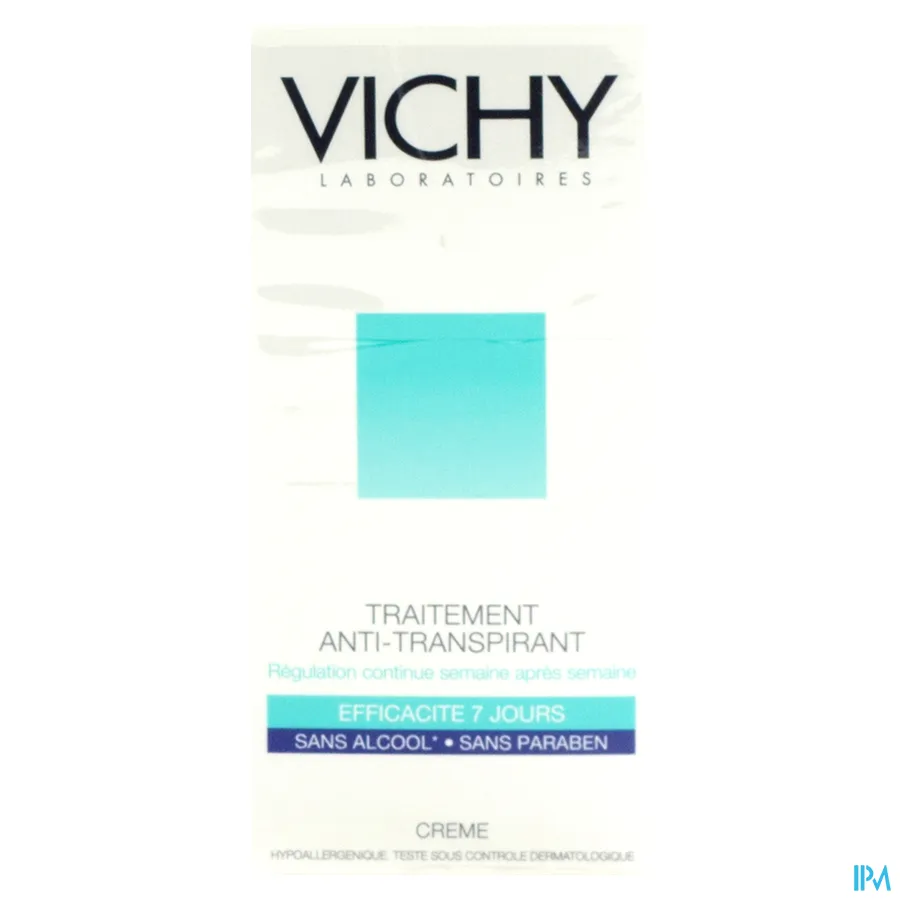 packshot van Vichy Antitranspiratie Verzorging Crème 7 Dagen Duo Promopack 2 x 30 ml