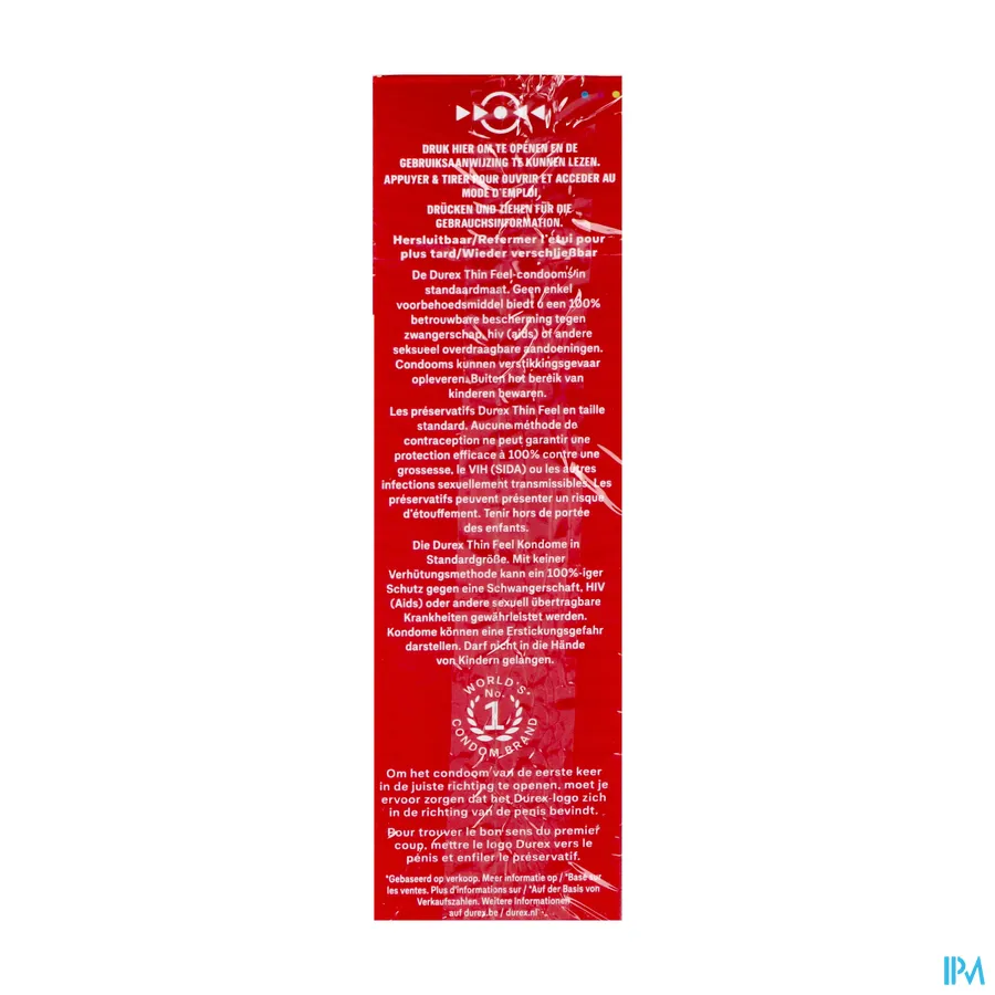 packshot van Durex Thin Feel 12 Condooms
