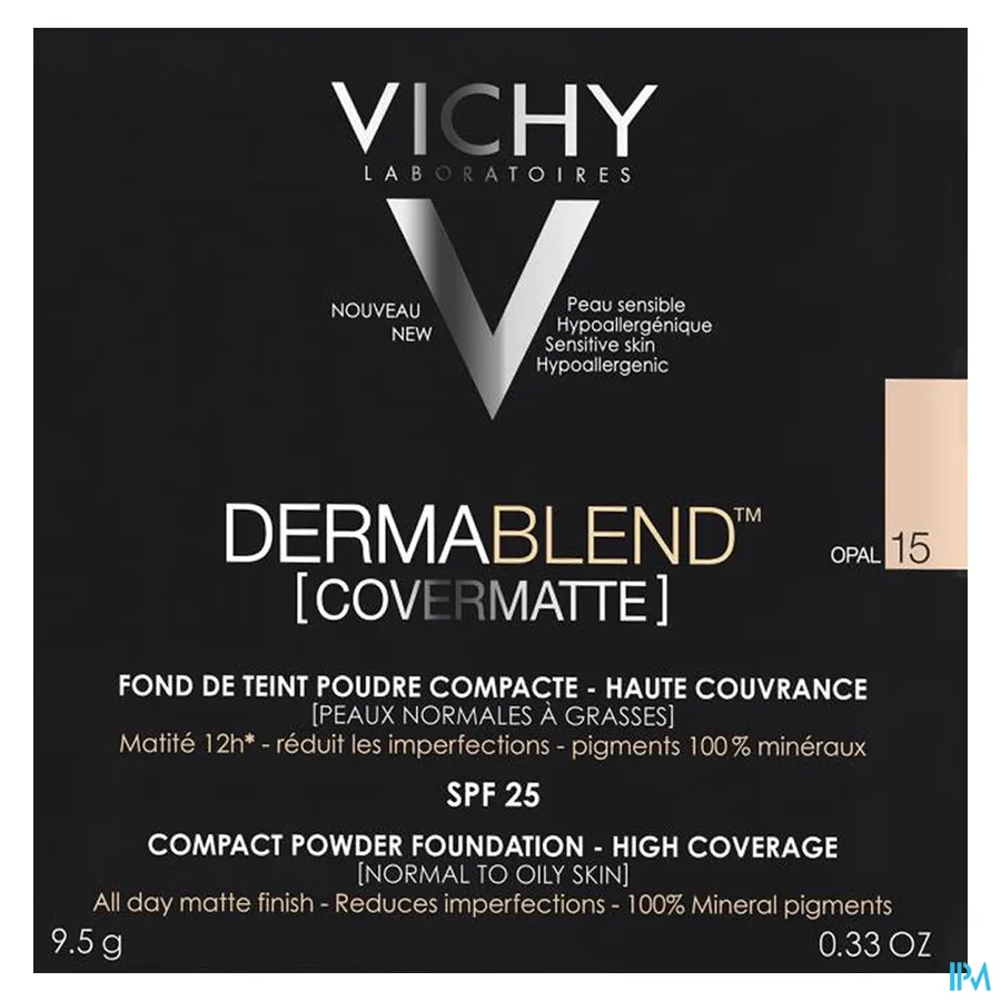 packshot van Vichy Dermablend Covermatte 15 Opal 9,5 g