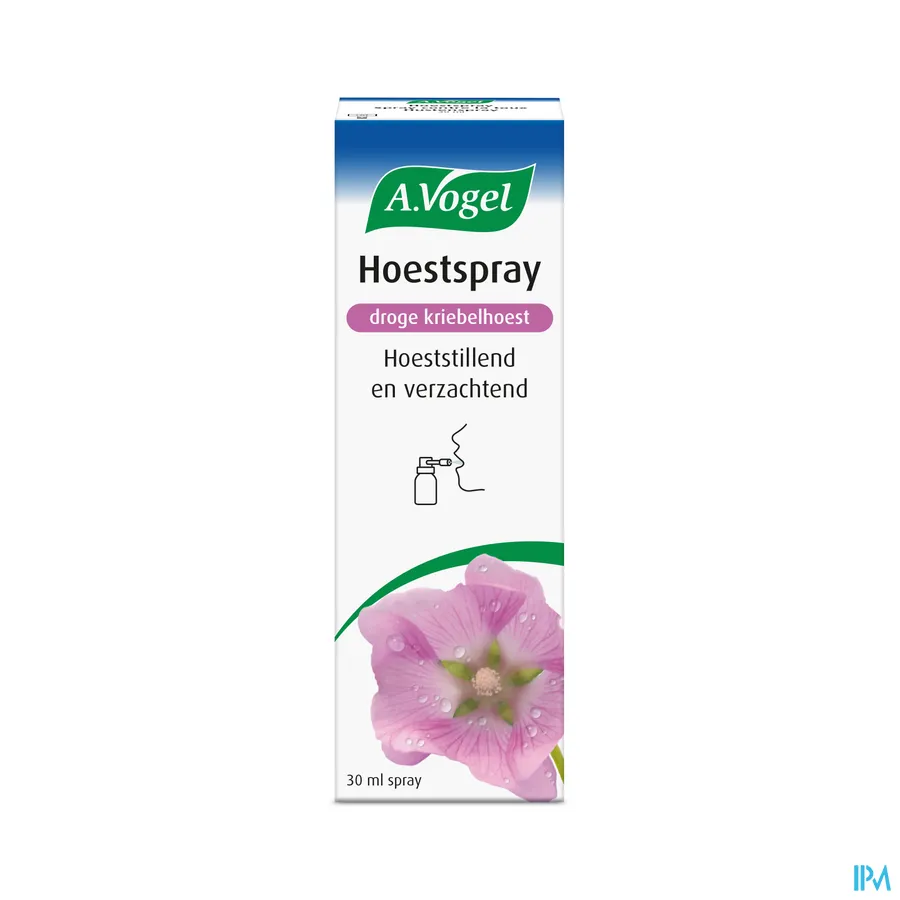 packshot van A. Vogel Hoestspray bij Droge Hoest en Kriebelhoest 30 ml