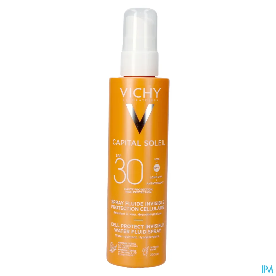 packshot van Cell protect fluide spray SPF 30 200 ml
