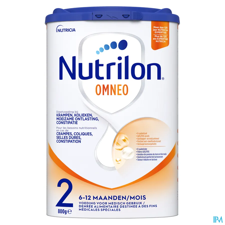 packshot van Nutrilon Omneo 2 800 g