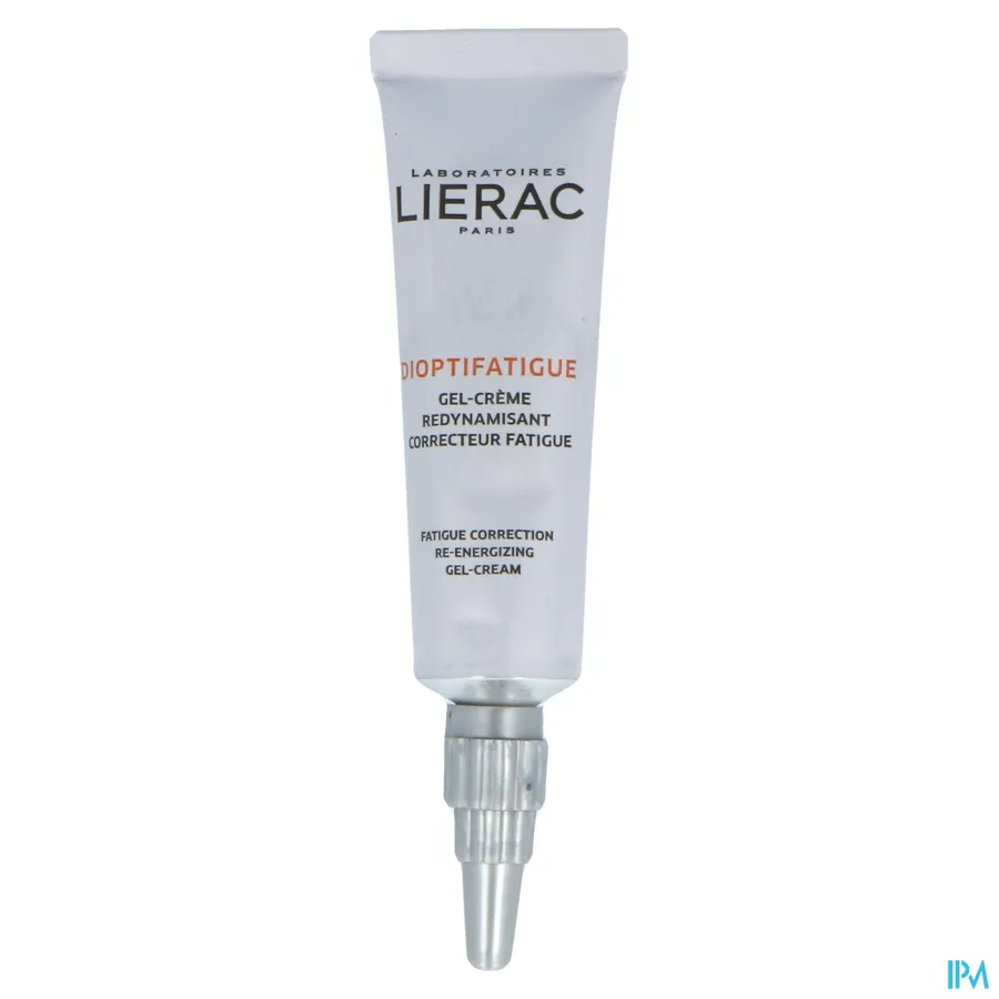 packshot van Lierac Dioptifatigue Dynamiserende Vermoeidheidswerende Gel-Crème voor Ogen Tube 15 ml