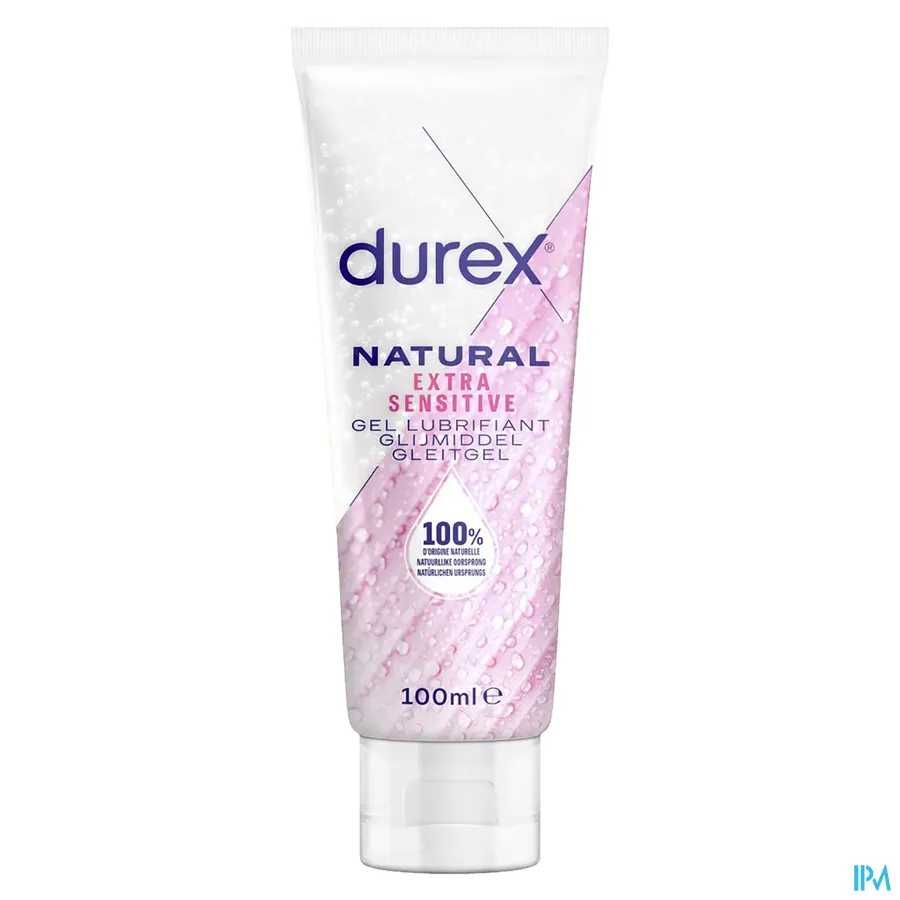 packshot van Durex Natural Glijmiddel Extra Sensitive 100 ml
