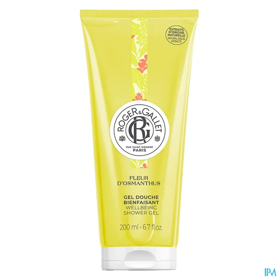 packshot van Roger & Gallet Fleur d'Osmanthus Douchegel 200 ml
