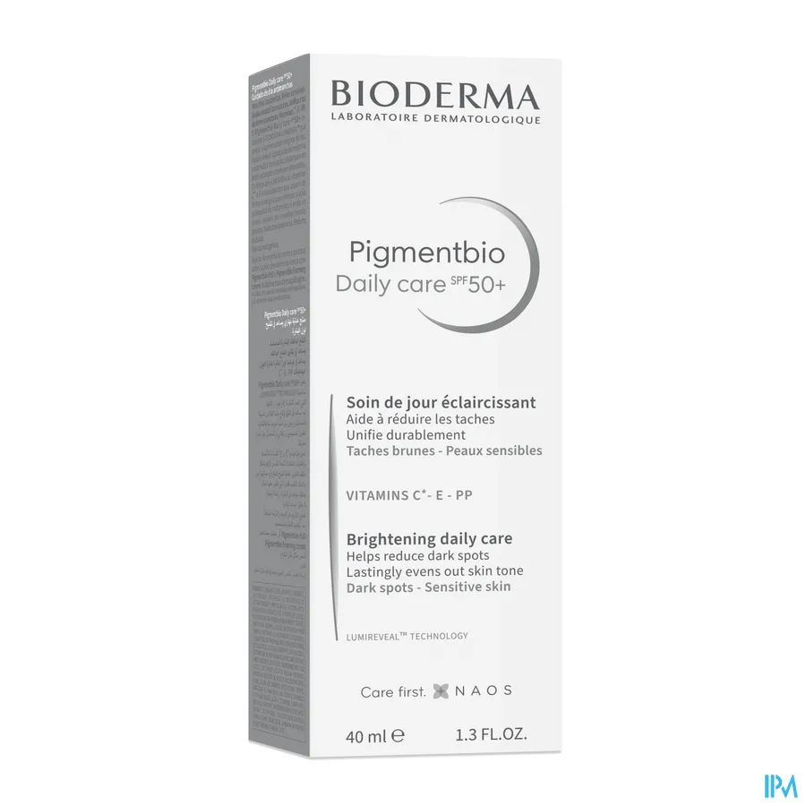 packshot van Bioderma Pigmentbio Daily Care SPF 50+ 40 ml