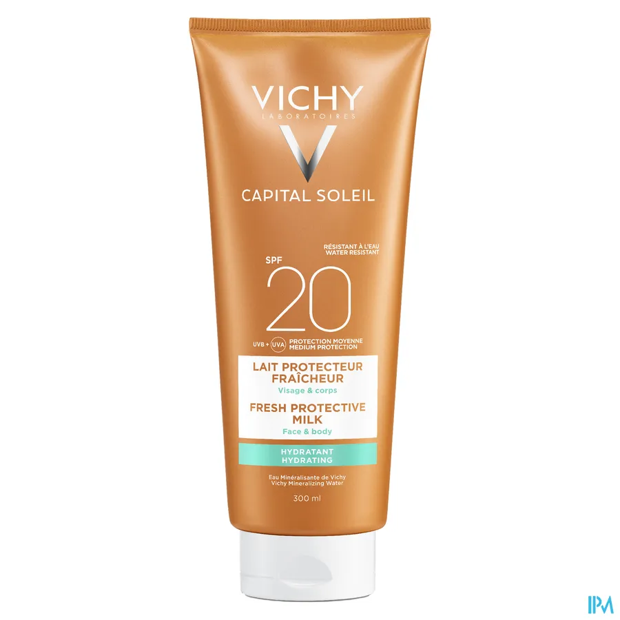packshot van Vichy Capital Soleil Beach Protect Zonnemelk SPF20 300 ml