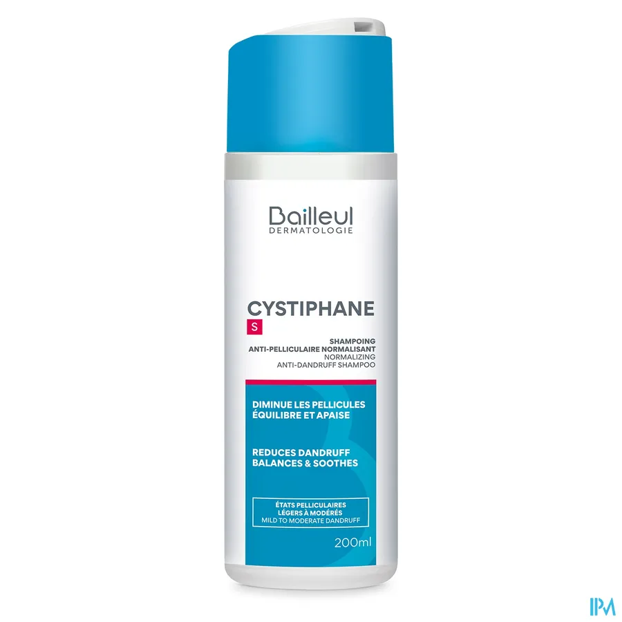 packshot van Cystiphane S Normaliserende Antiroosshampoo 200 ml