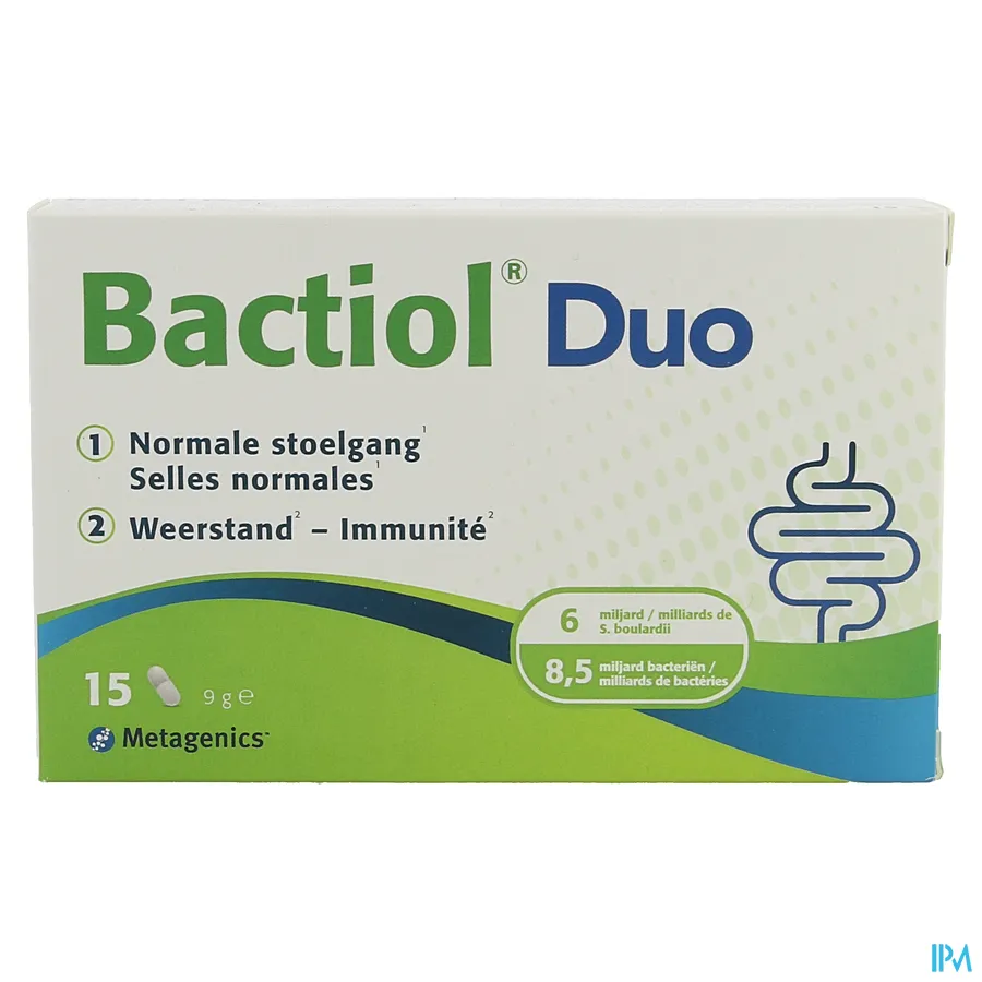 packshot van Bactiol Duo 15 capsules