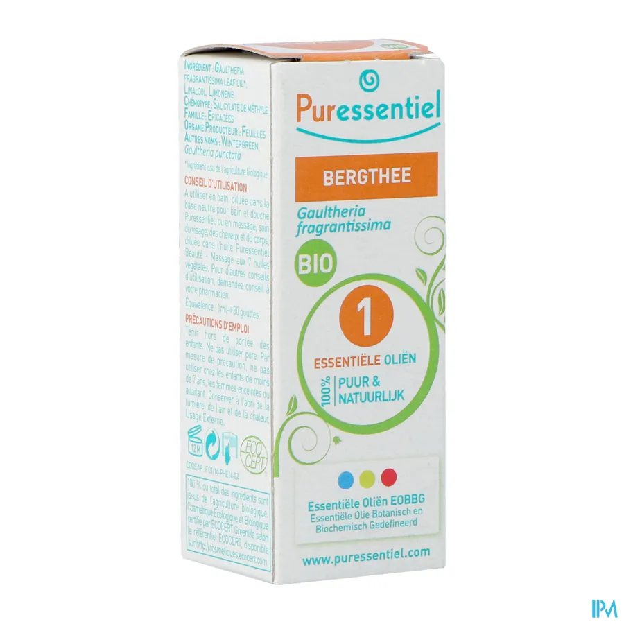 packshot van Puressentiel Expert Bergthee Bio
