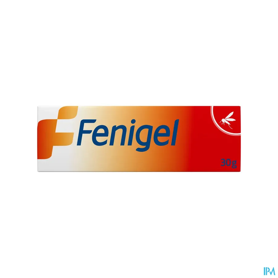 packshot van Fenigel voor Jeuk bij Insectenbeten, Roodheid van Huid en te Lange Blootstelling aan Zon 30 g