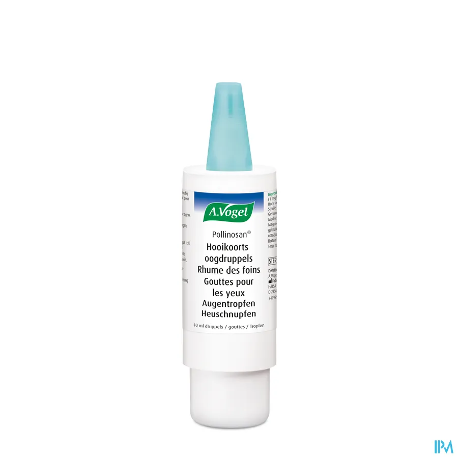 packshot van A. Vogel Pollinosan Hooikoorts Oogdruppels bij Rode, Jeukende en Branderige Ogen 10 ml