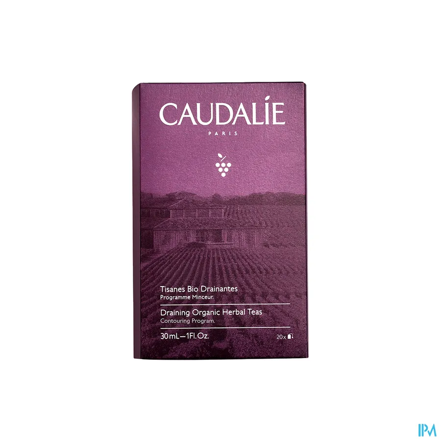 packshot van Caudalie Biologische Drainerende Kruidenthee 20 Zakjes