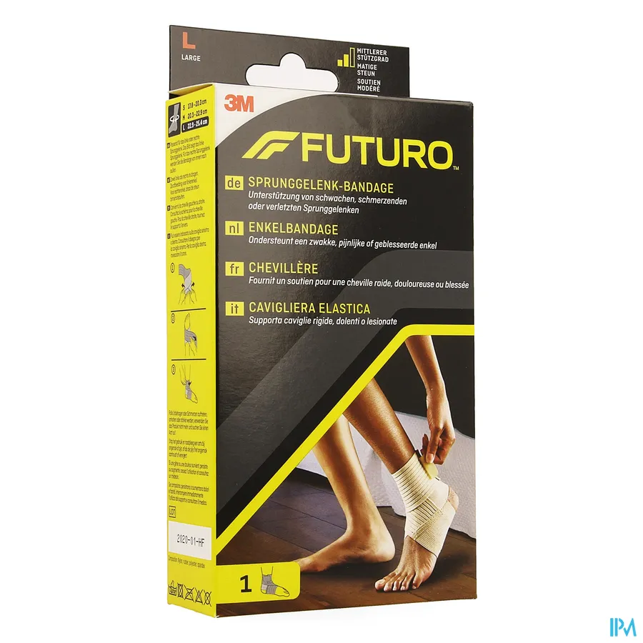 packshot van Futuro Enkelbandage Large