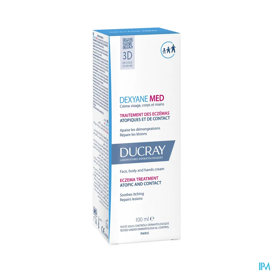 packshot van Ducray Dexyane MeD Herstellende Verzachtende Crème 100 ml