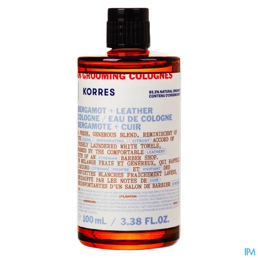 packshot van Korres Km Achillea Mens Edc Berg Leath 100ml