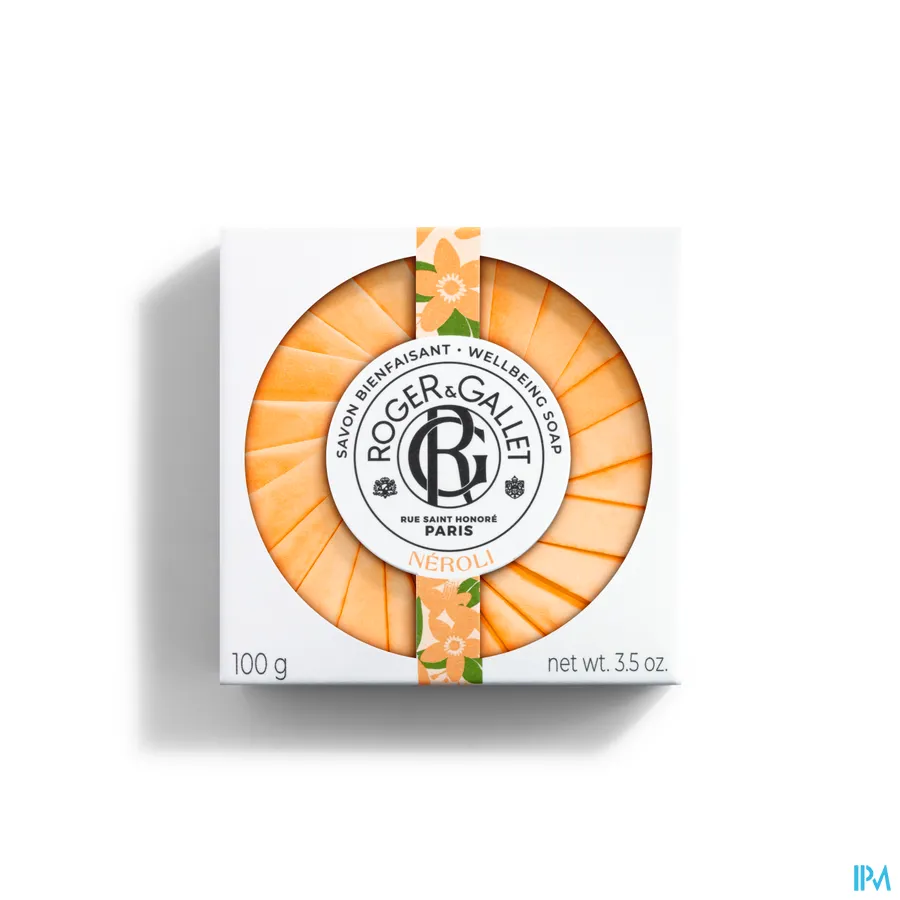 packshot van Roger & Gallet Néroli Zeep 100 g