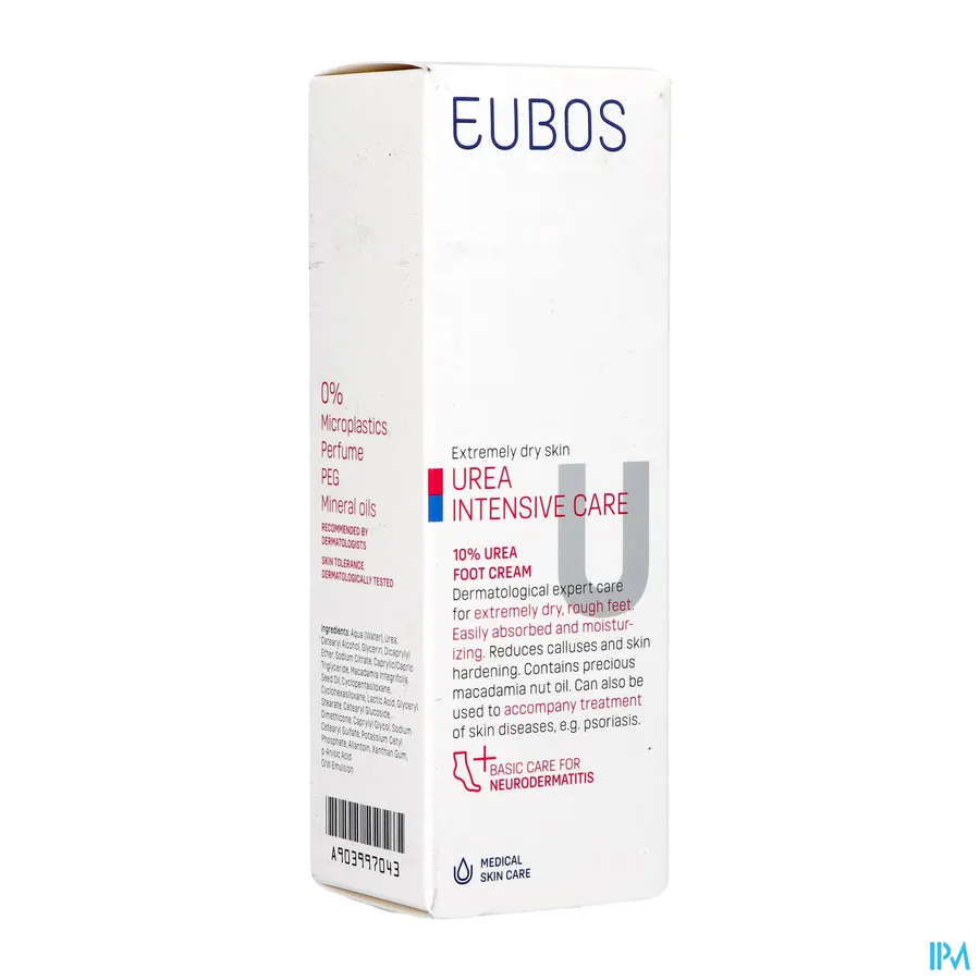 packshot van Eubos Voetcrème 10% Urea