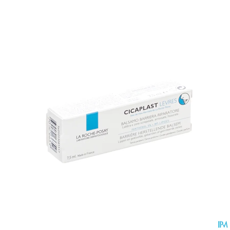 packshot van La Roche-Posay Cicaplast Lipbalsem 7,5ml
