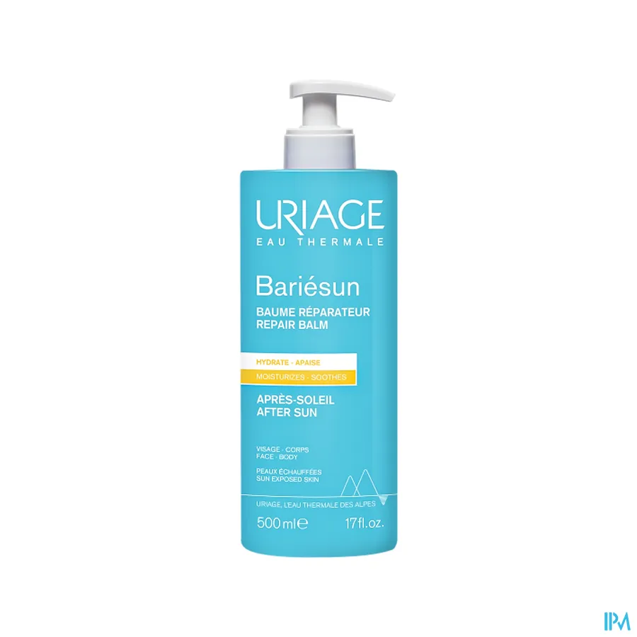 packshot van Uriage Bariésun Herstellende Balsem Aftersun 500 ml